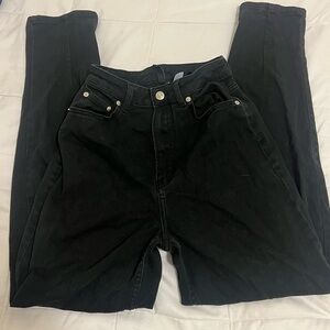 Women’s H&M black baggy jeans